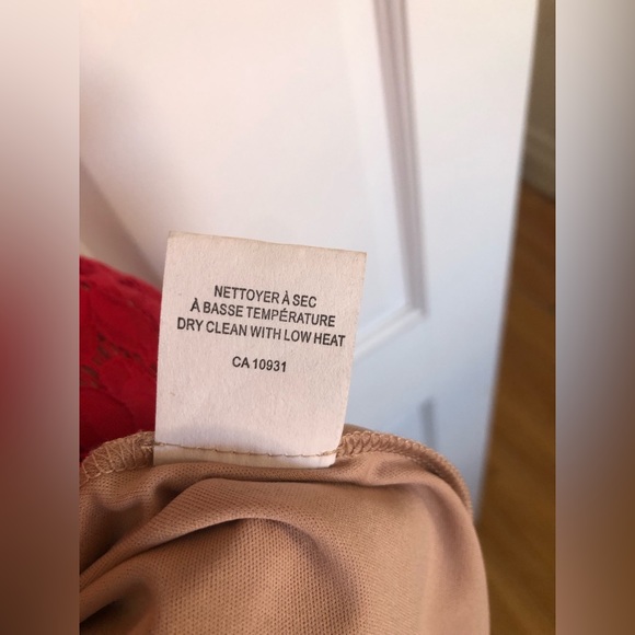 Muse red floral party dress- great condition! - Picture 6 of 10